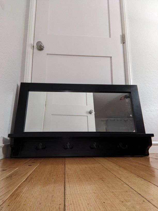 Entryway Mirror & Coatrack