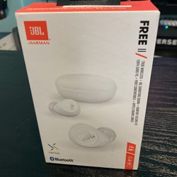 JBL Free II True Wireless In-Ear Bluetooth Headphones (2nd Gen) White Thumbnail