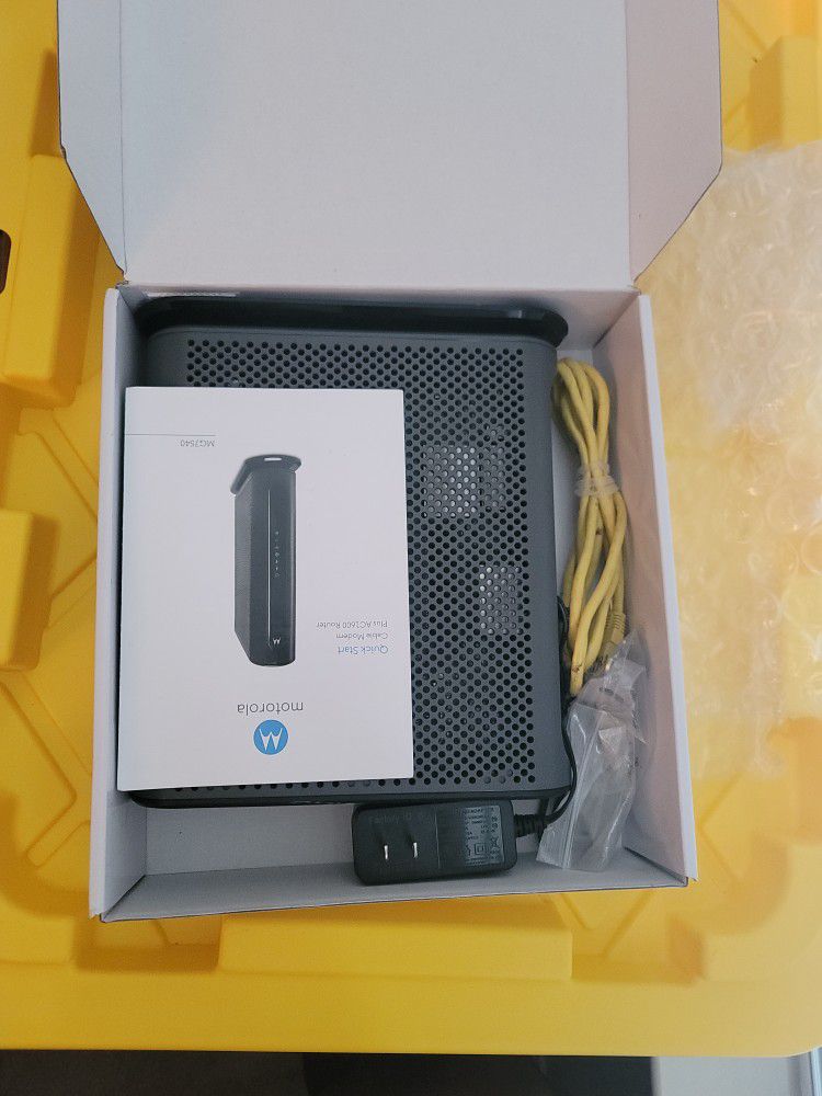 Motorola MG7540 Cable Modem / Wifi router combo