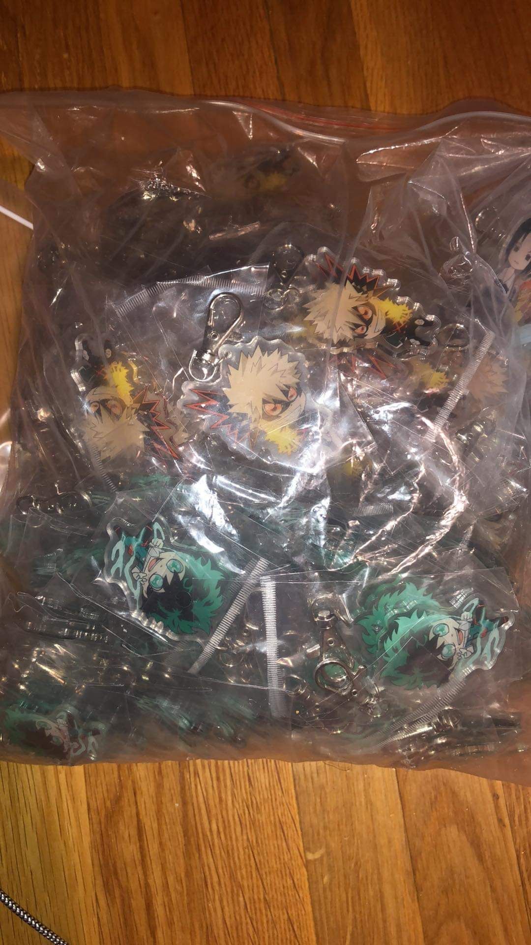Anime KeyChains- One Piece, Black Clover, Naruto. ETC