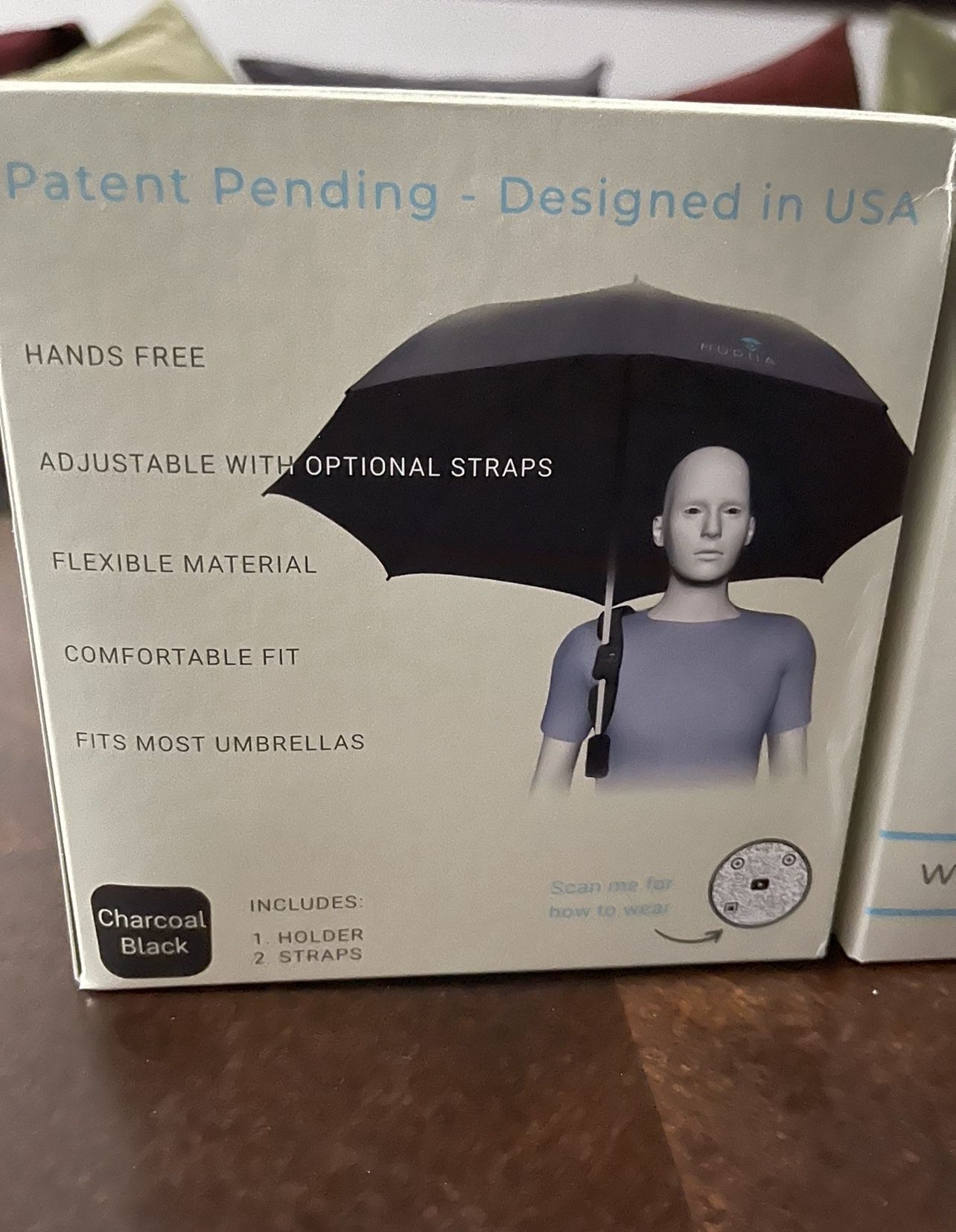 Umbrella Holder Charcoal Black Two Of Them