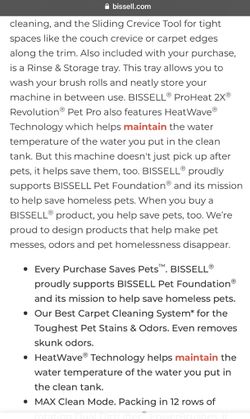 Bissell Pro Heat 2X Revolution Pet Pro Carpet Cleaner BRAND NEW IN THE BOX  Thumbnail