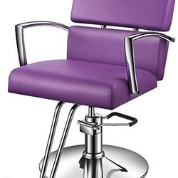 Purple Hair Chair Brand New In Box Thumbnail