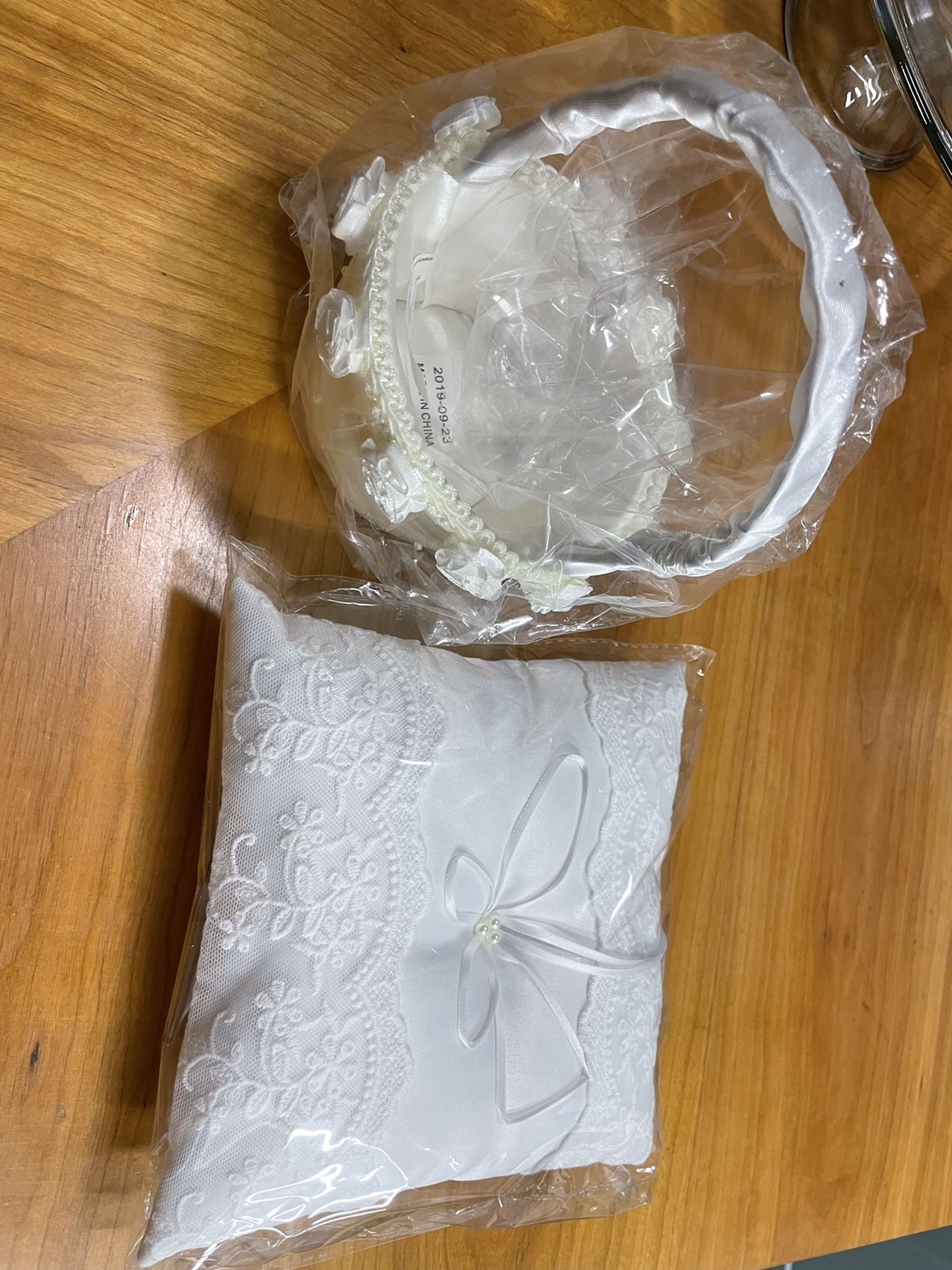 Wedding Basket And Ring Holder