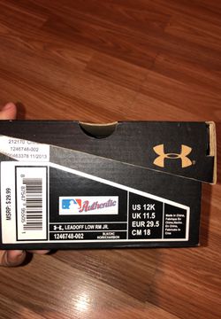 Under Armour baseball cleats YOUTH Thumbnail