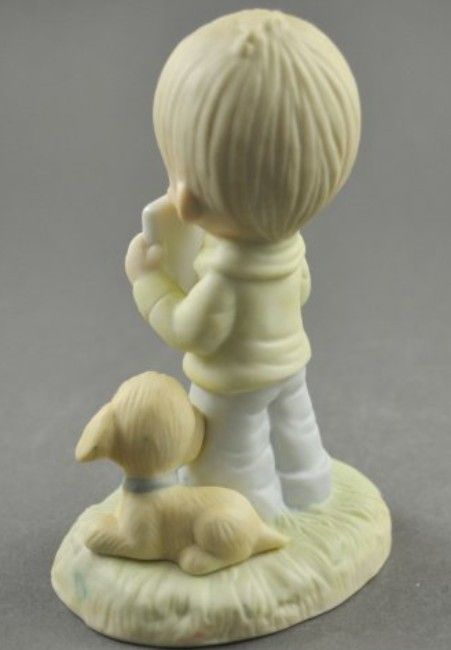 Vintage Precious Moments God Understands collectible figurine designed by Jonathan & David for Enesco Imports