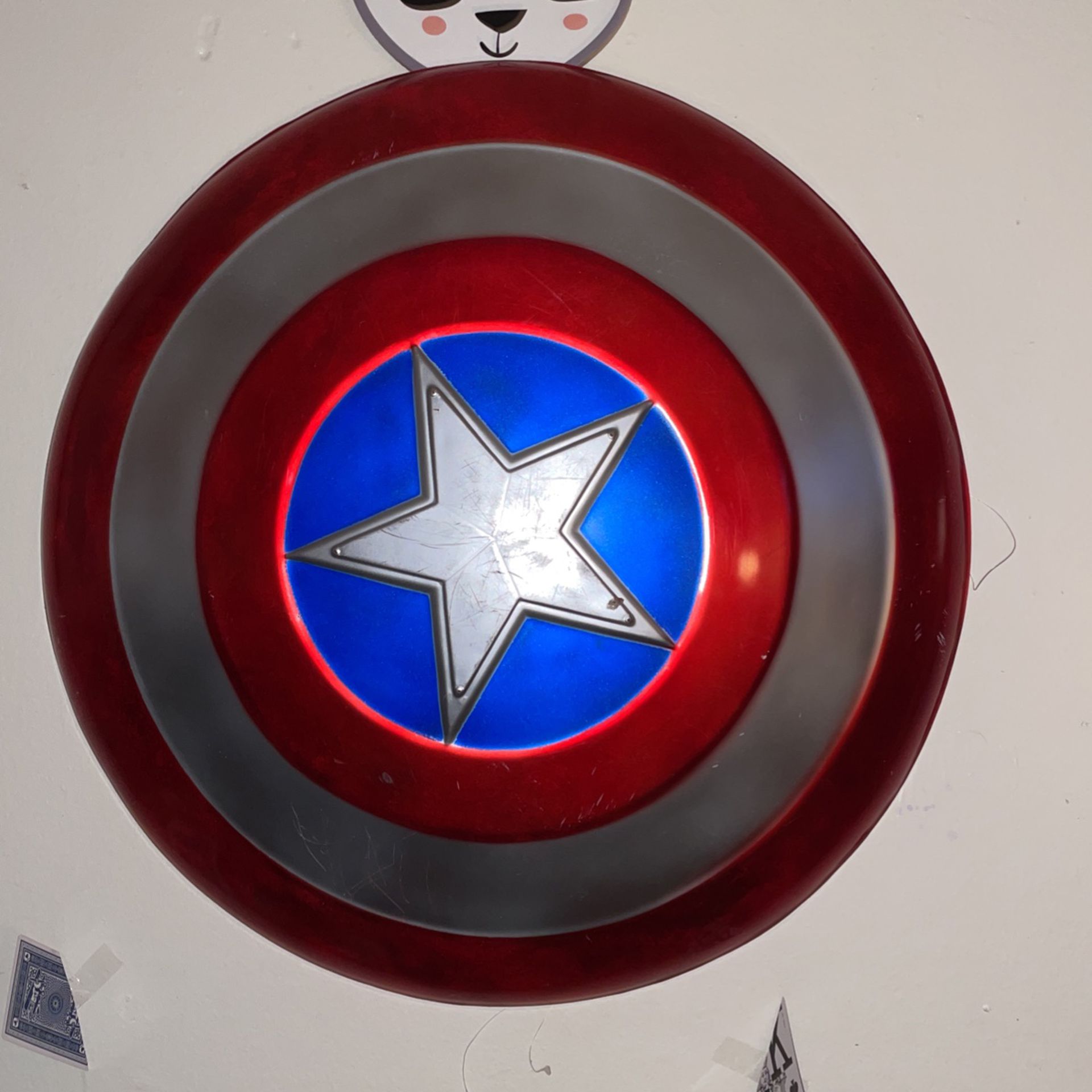 Captain America shield plastic