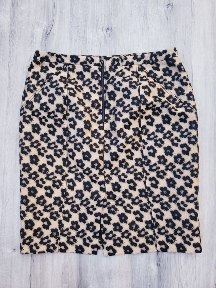 Ann Taylor Pencil Skirt Size 10 Satin Lined
