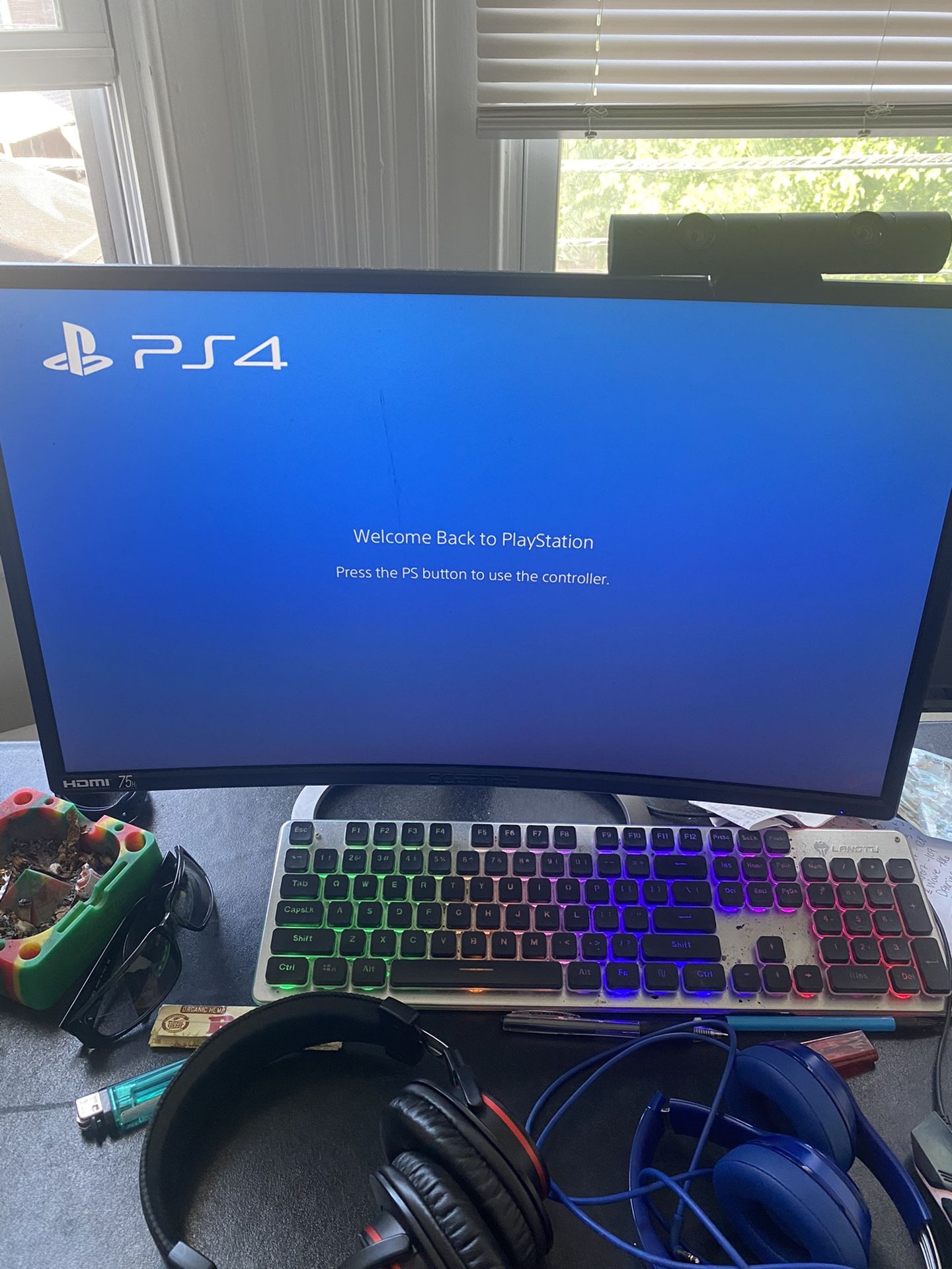 Sceptre 24” Curved 75hz Gaming LED Monitor