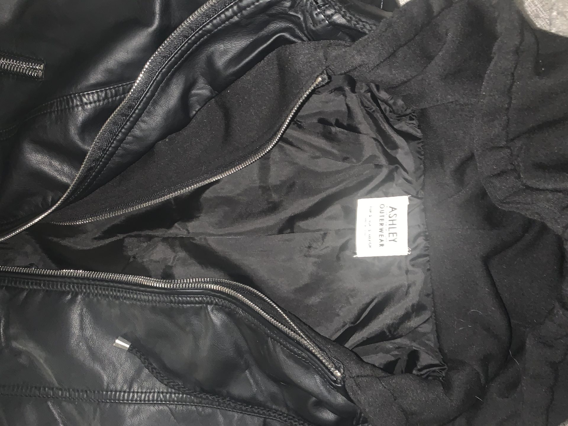 Women’s Leather Jacket- Black