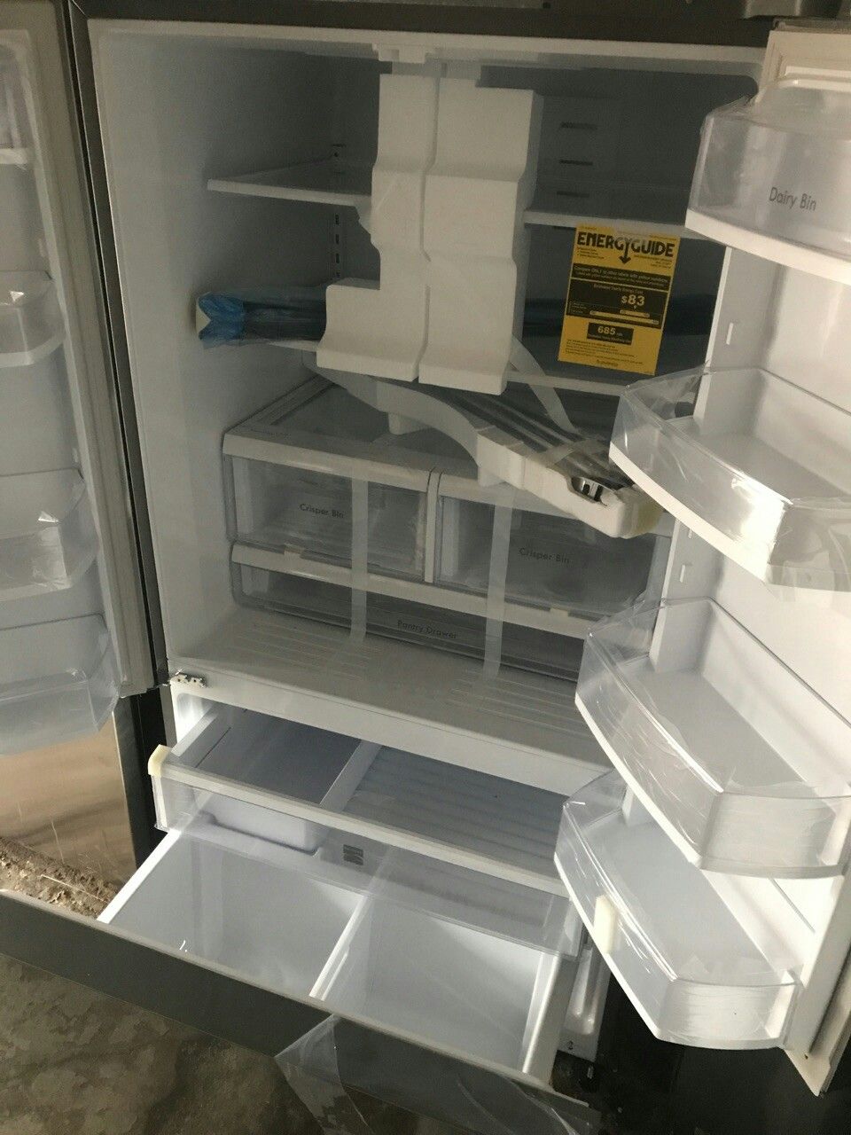 Brand new Kenmore refrigerator