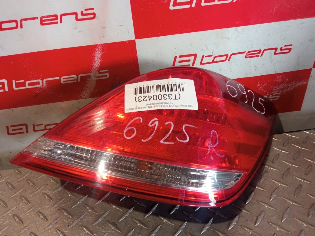 Right Taillight For 2006 Toyota Avalon Stock 16925