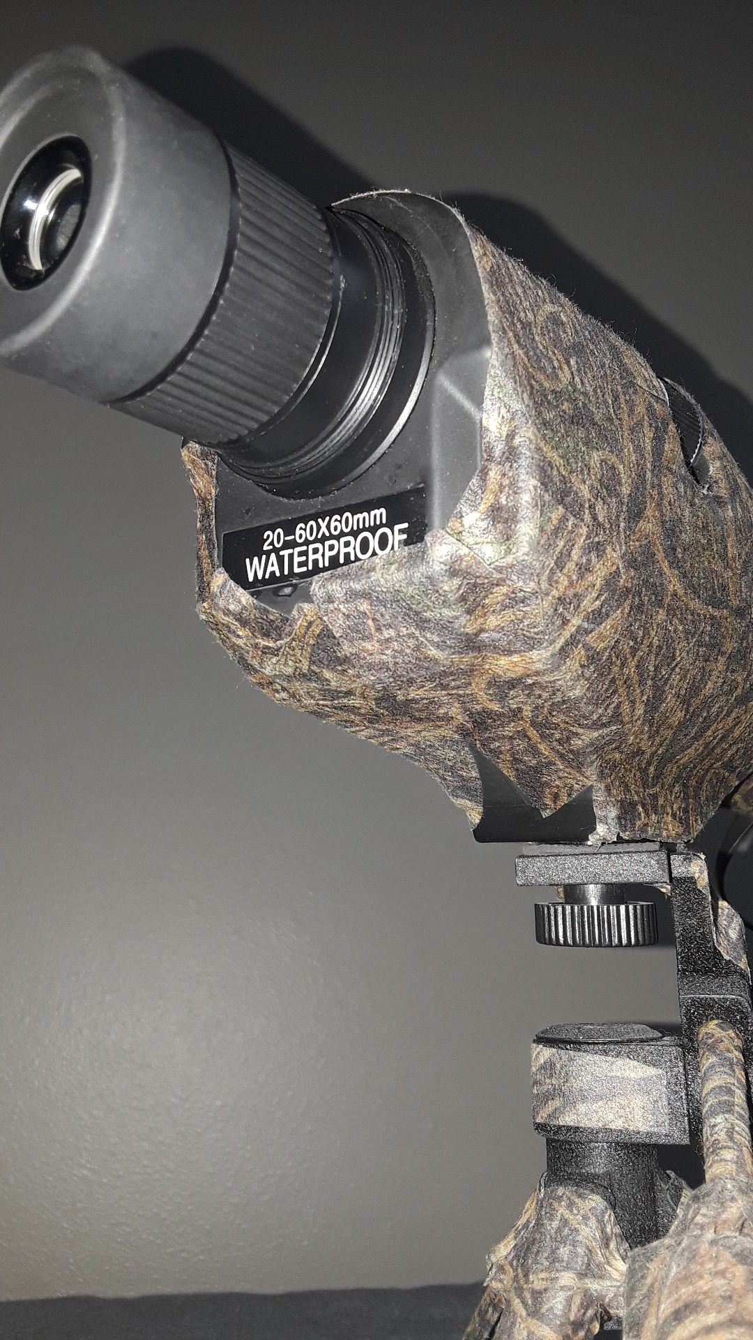 Hunting,Spotting Scope good condition well maintained with camo tape cover