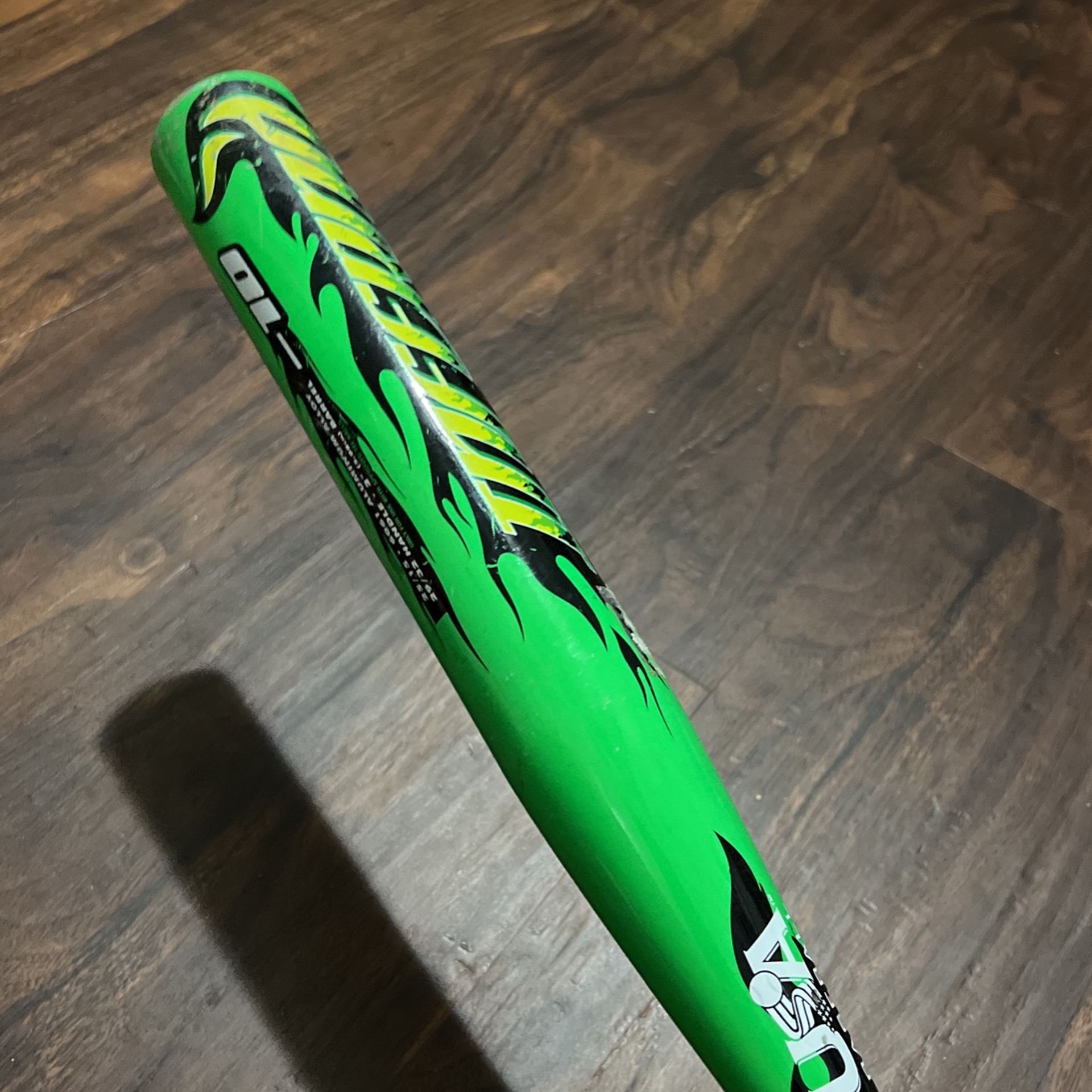 Green Kids Baseball Bat