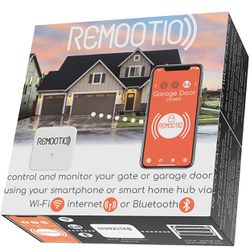 Remootio 2 WiFi and Bluetooth Smart Garage Door Opener with iOS and Android App, Amazon Alexa, Google Home, SmartThings, Siri Shortcuts. with Sensor a Thumbnail
