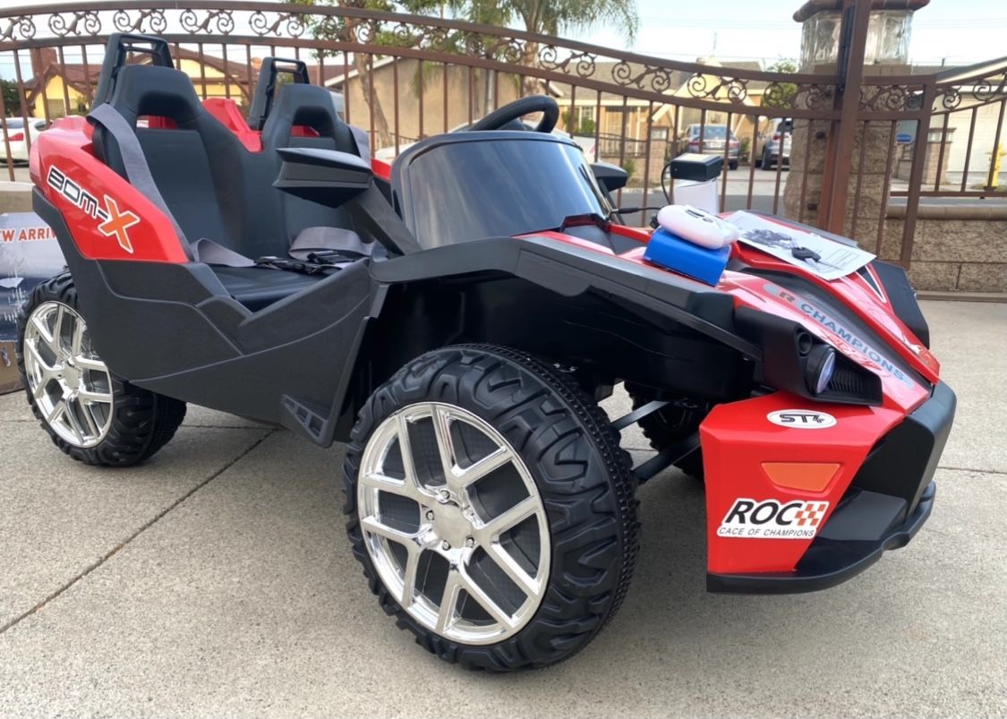 BRAND NEW Polaris Slingshot 2seater 12volt Remote Control Model Electric Kid Ride On Car Power Wheels - NEWEST MODEL Work with iPhone š² App