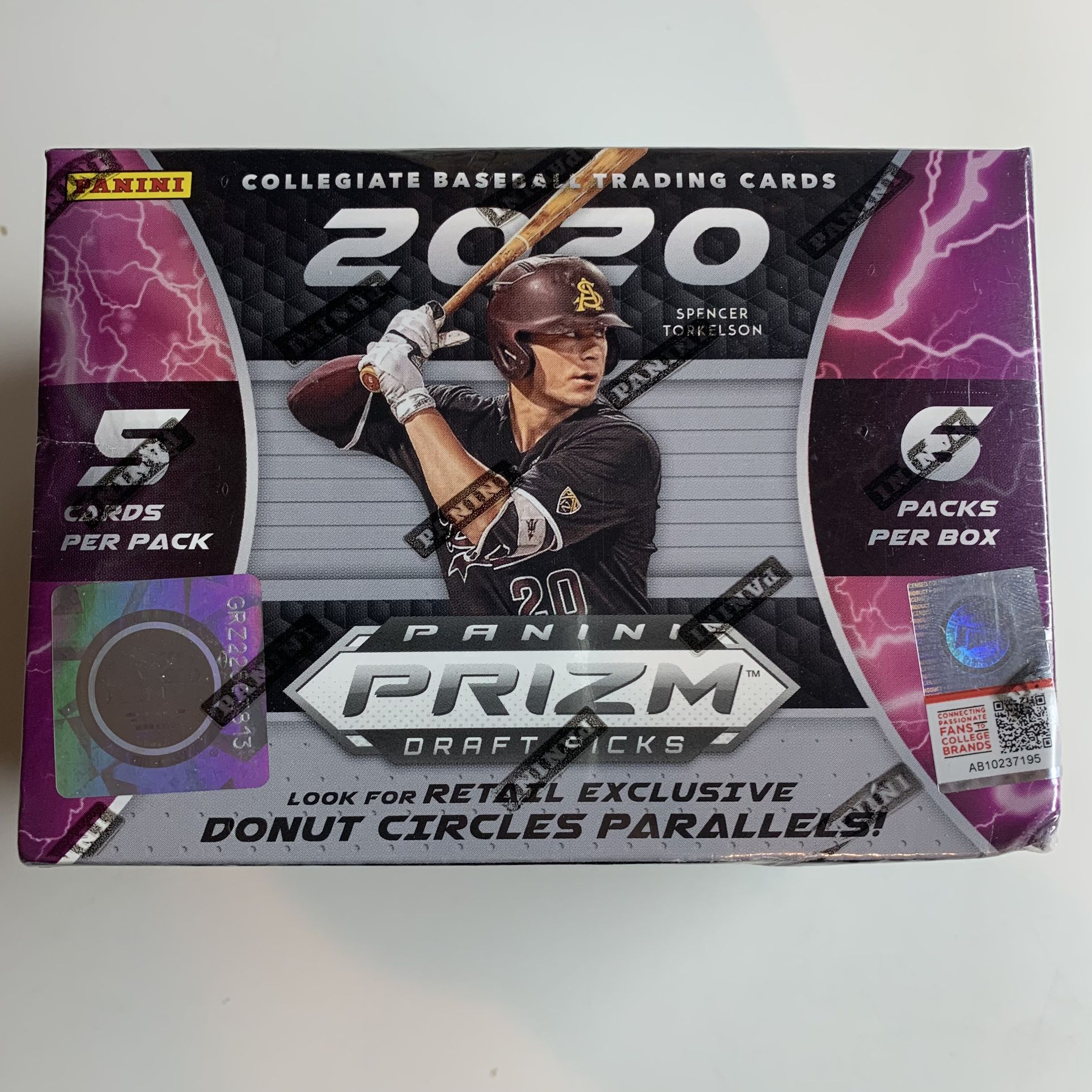 2020 Panini Prizm Draft Picks Collegiate Baseball Blaster Box NEW IN HAND 