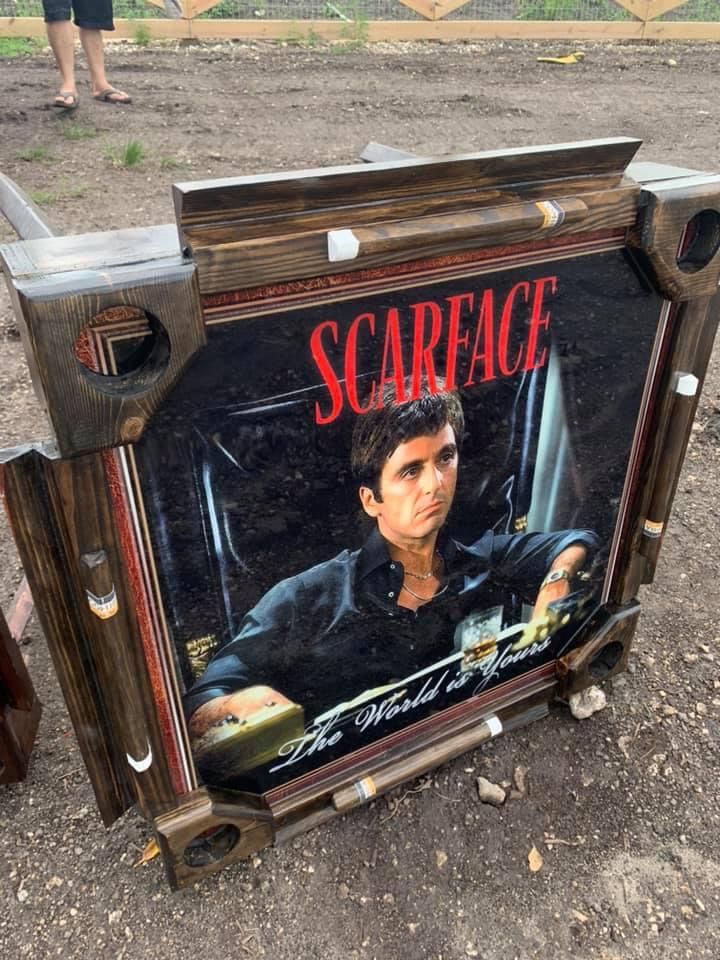 Scarface Dominos Table New Wood