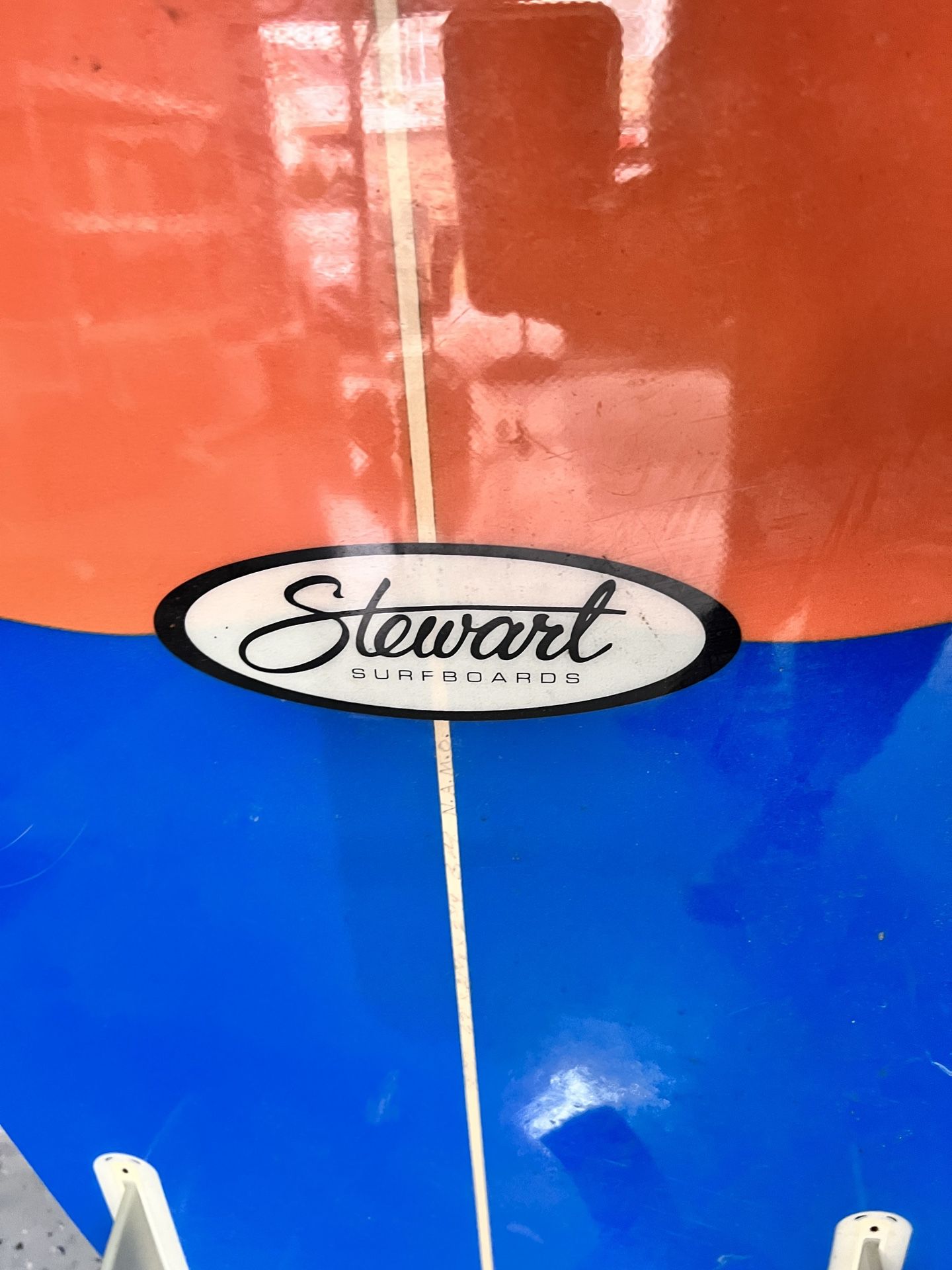 Retro Twin Fin Surfboard 