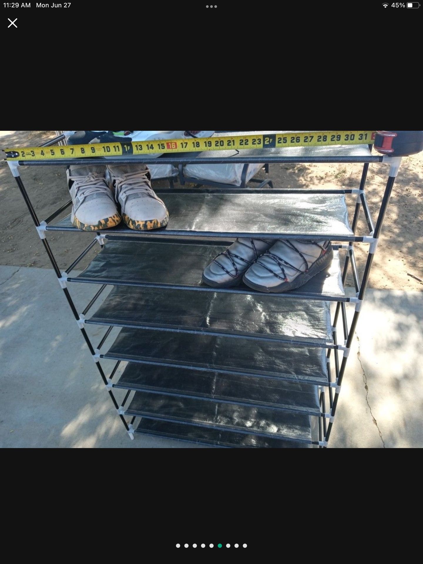 Shoe Rack- Light Weight. Easy To Assemble. Available.