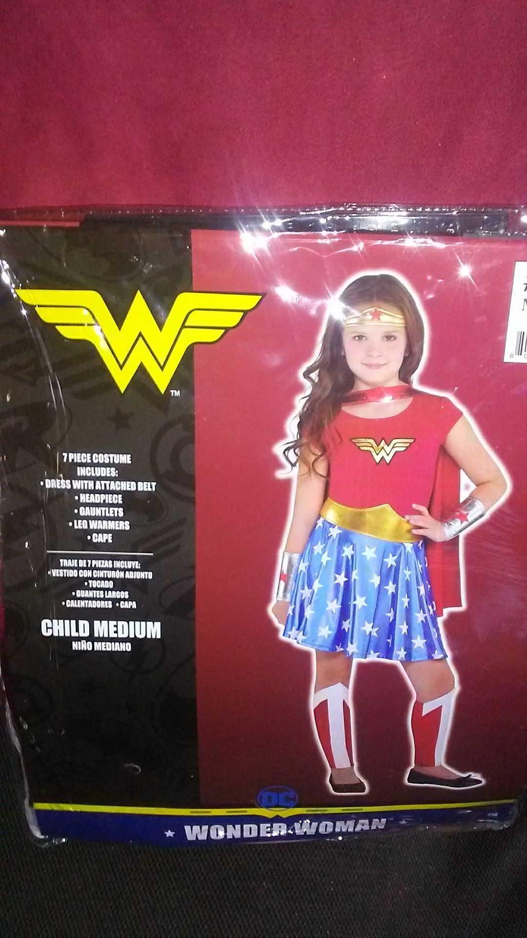 Wonder Woman child medium costume