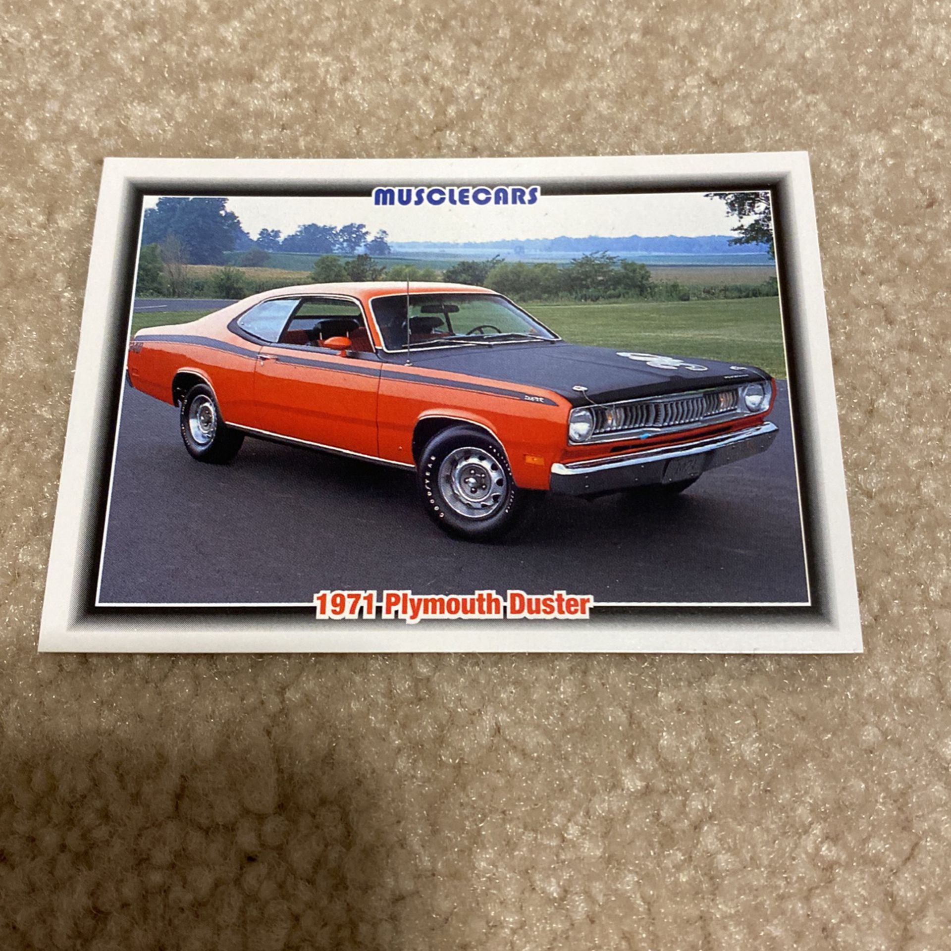 Rare (18) 1960s & 1970s Muscle Car Cards- Mustang, Camaro, Etc- See Photos