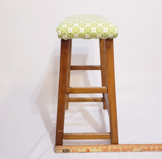 Solid Wood Backless Stool
Padding & Cover Added
(Can be Removed)
Counter Bar Kitchen Seat Chair
