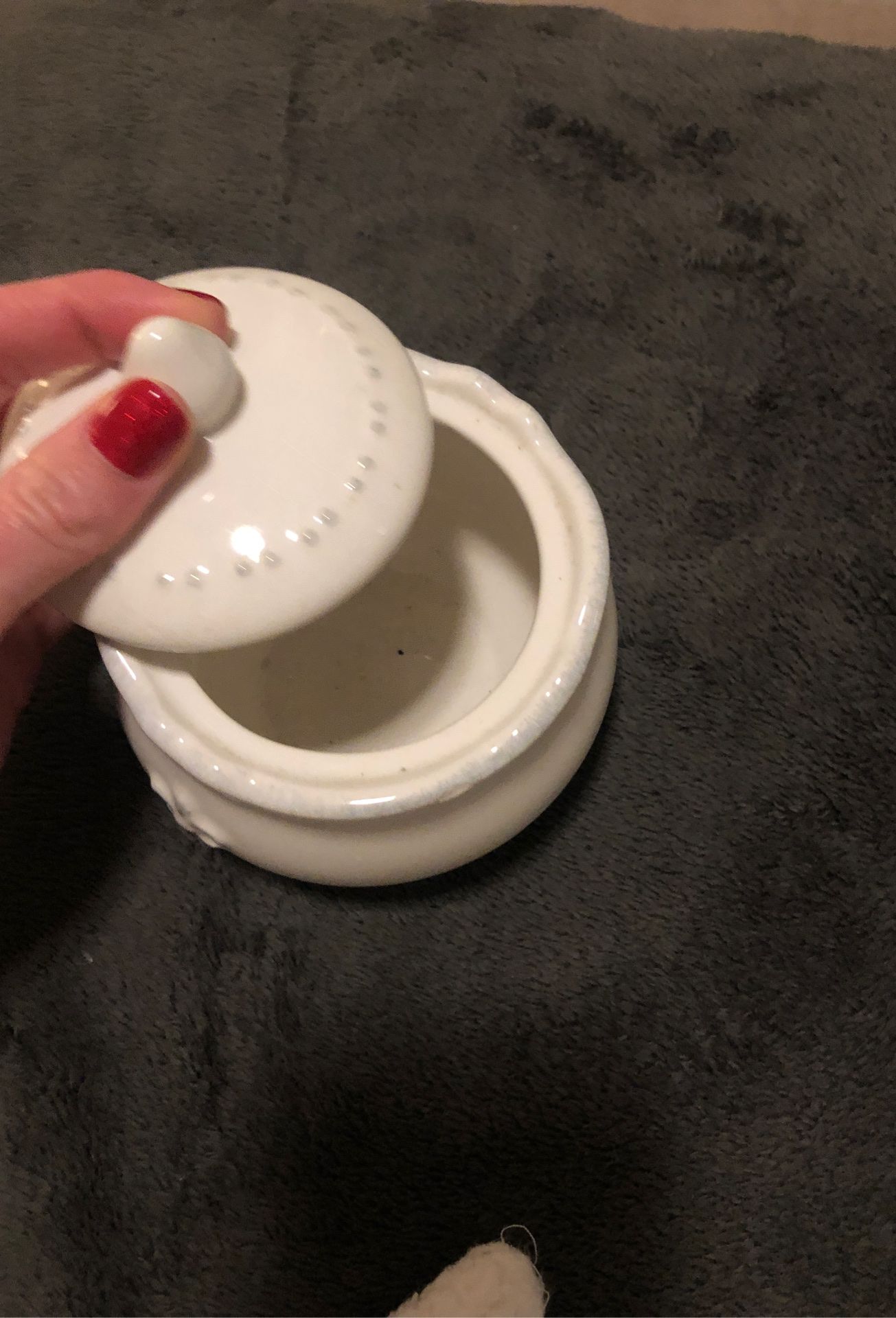 Simply shabby Chic bathroom jar