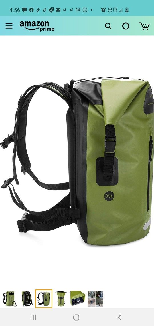 $35 EARTH •PAK WATERPROOF BACKPACK