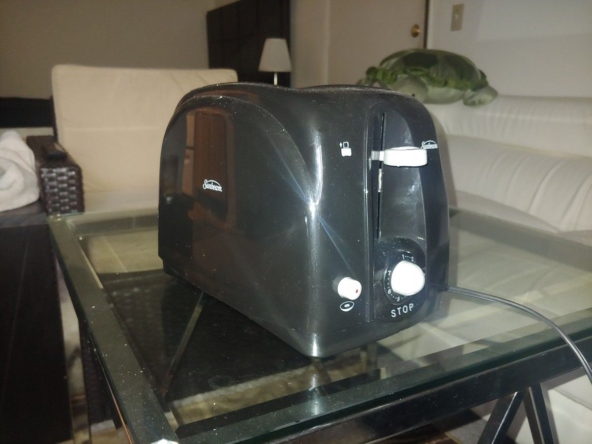 Sunbeam 3910 2-Slice Toaster - Black/Silver