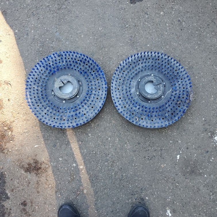 Walk Behind Floor Scrubber Pad Brushes 17 Inch.