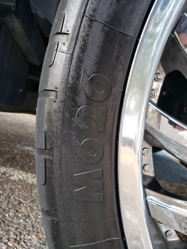 Status CHROME 24 Inch Alloy Wheels / Rims with Durun M626 Tires 295/35r24
