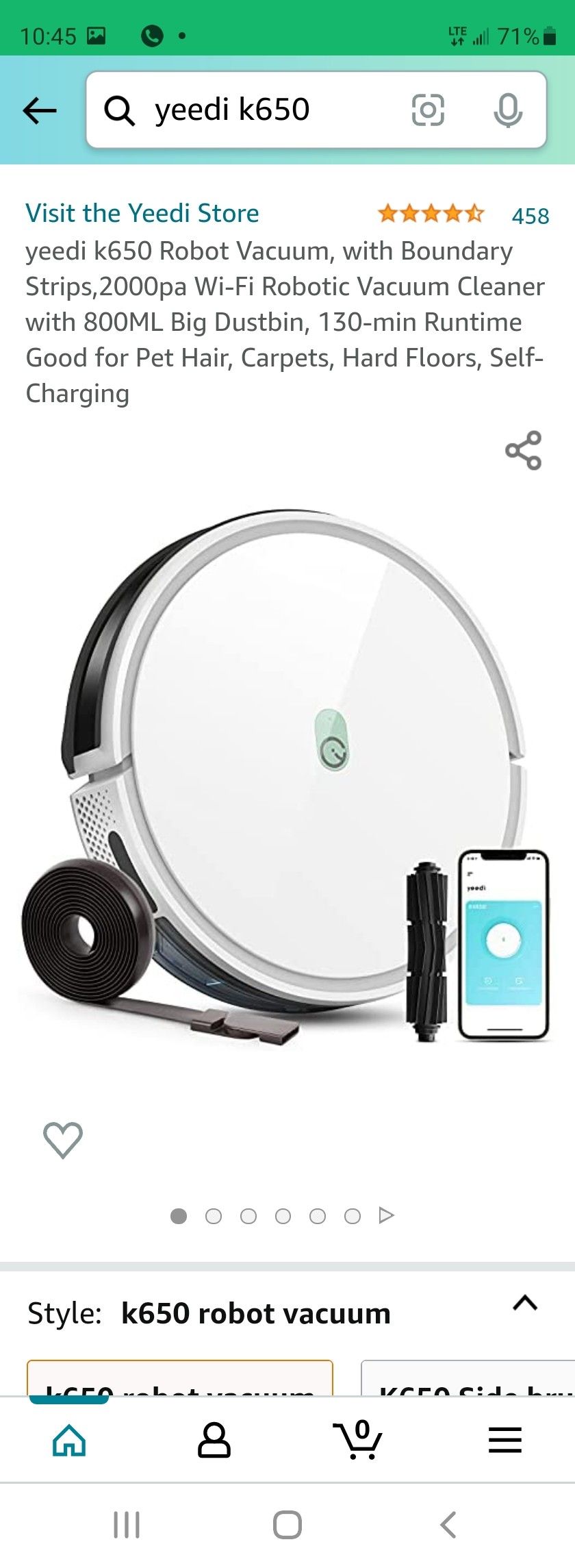 Vacuum Cleaner Robotic Wi-Fi Control From Your Telephone