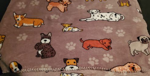 Doggy Pattern Lap Blanket Thumbnail