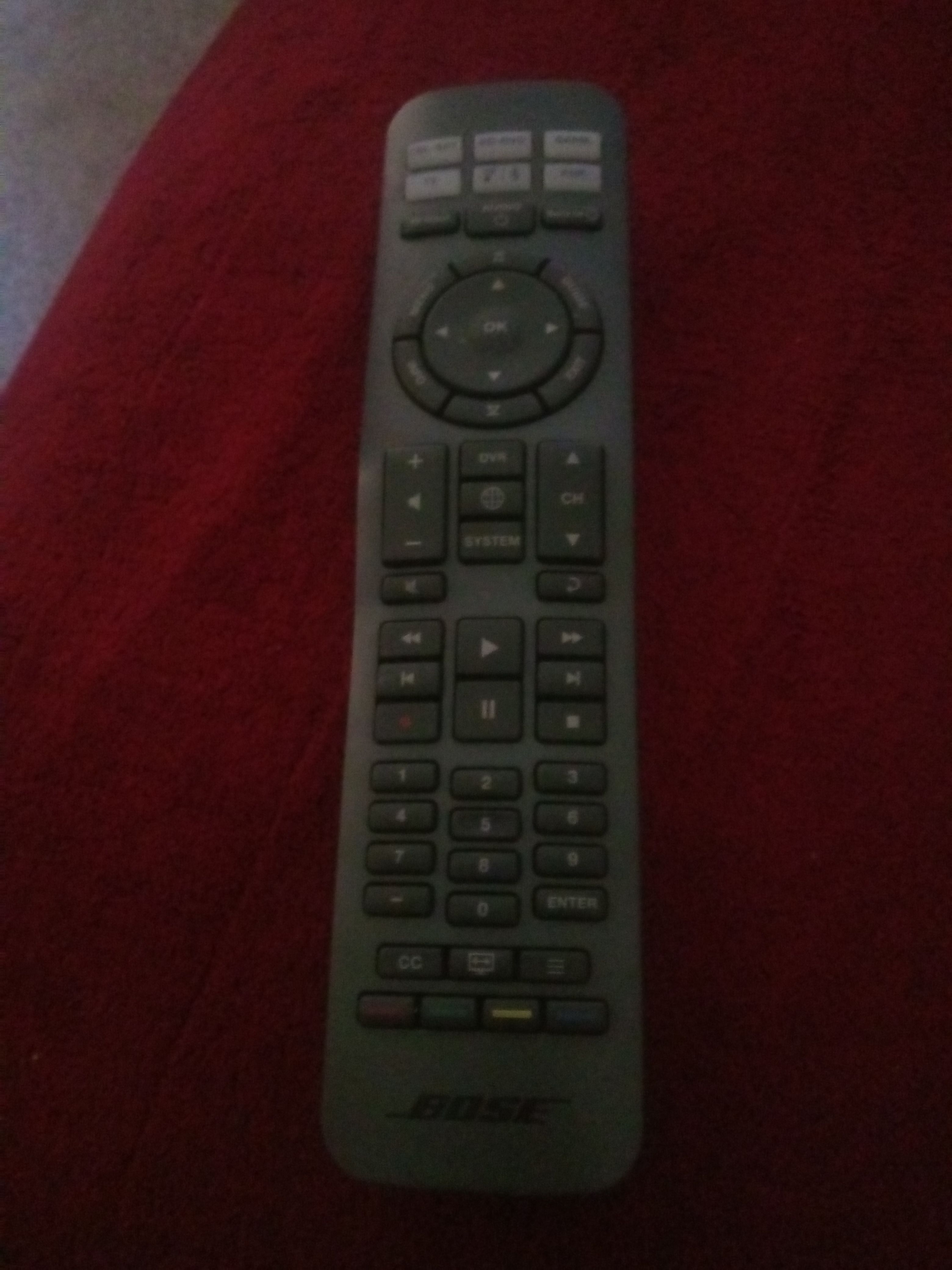 5 piece Bose Surround Sound with Remote Control