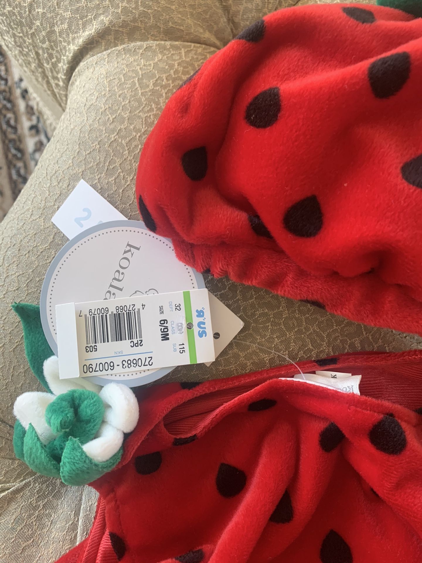 Infant Strawberry Halloween Costume