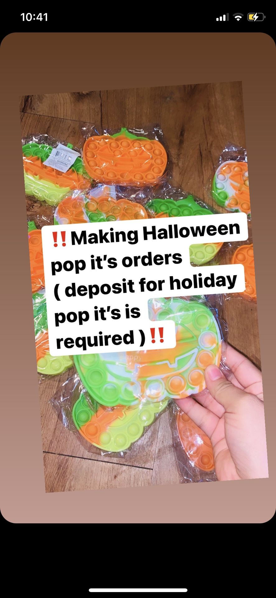 Halloween Pop It’s