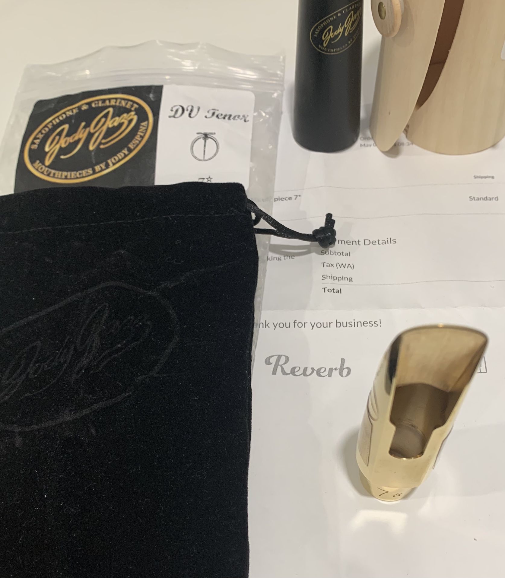 Jody Jazz DV 7* Tenor Saxophone Mouthpiece