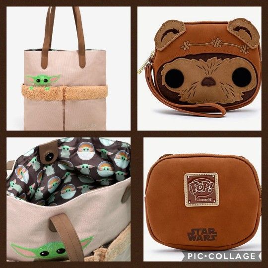 LOUNGEFLY STAR WARS TOTE SET