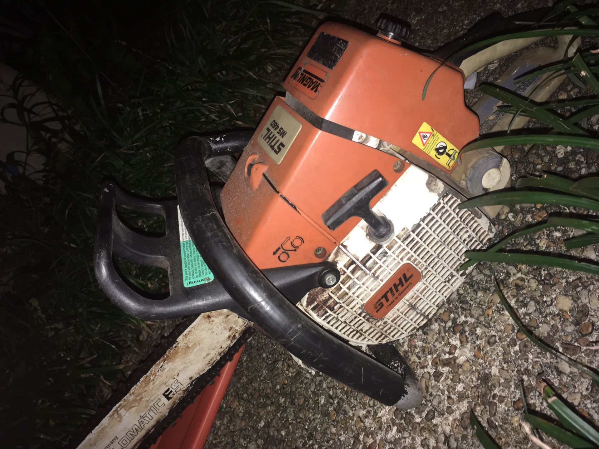 stihl ms460 magnum chainsaw