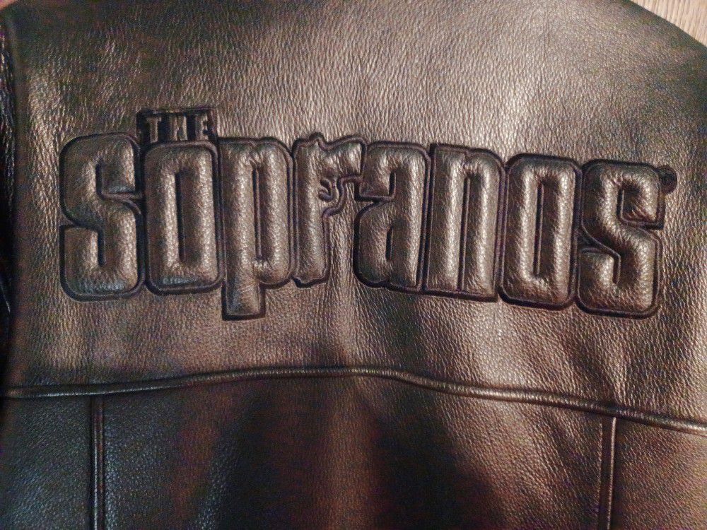 Original HBO Promotional Sopranos leather jacket s