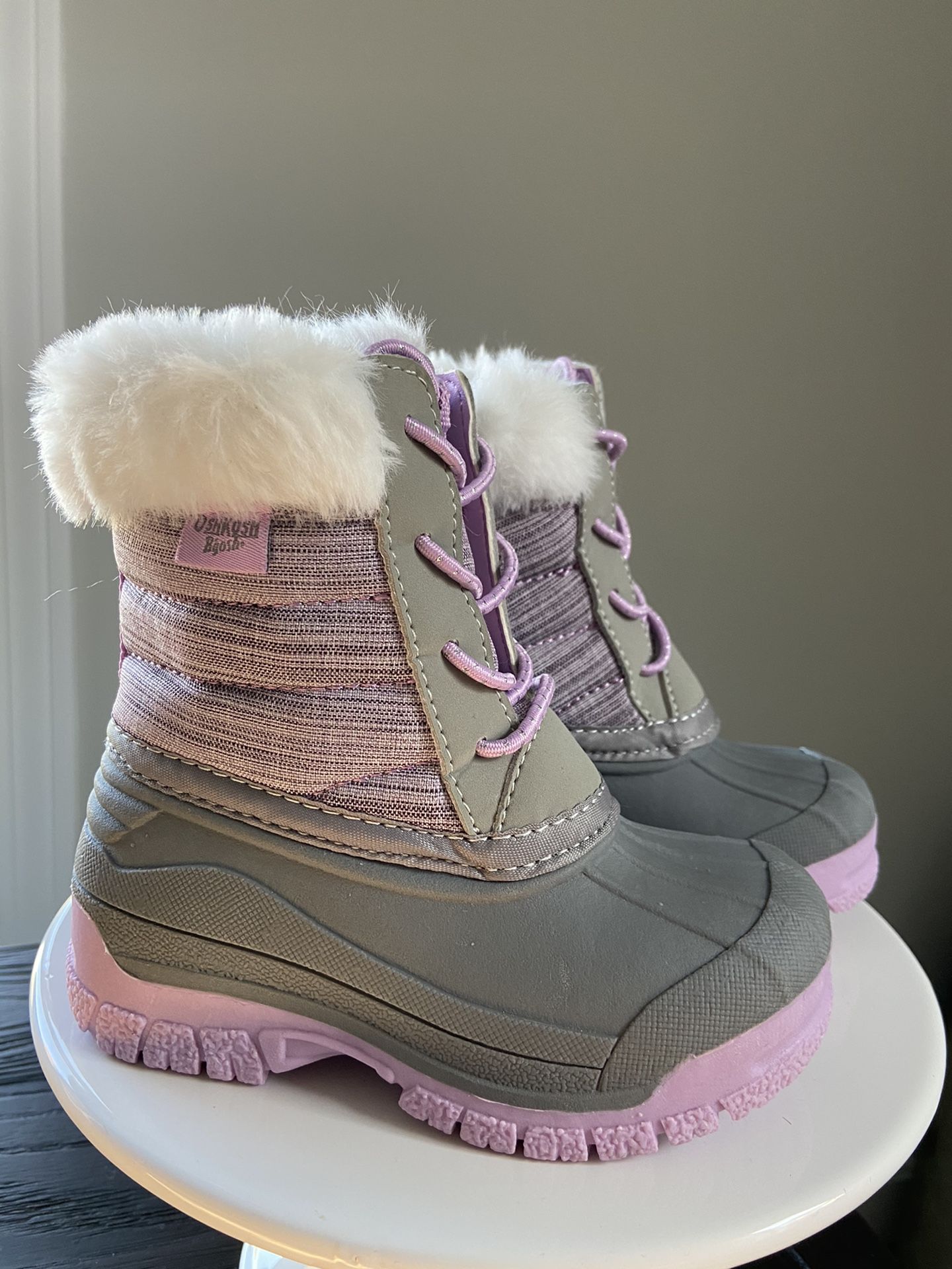 Size 6: Toddler Snow Boots & Toddler Suede Booties