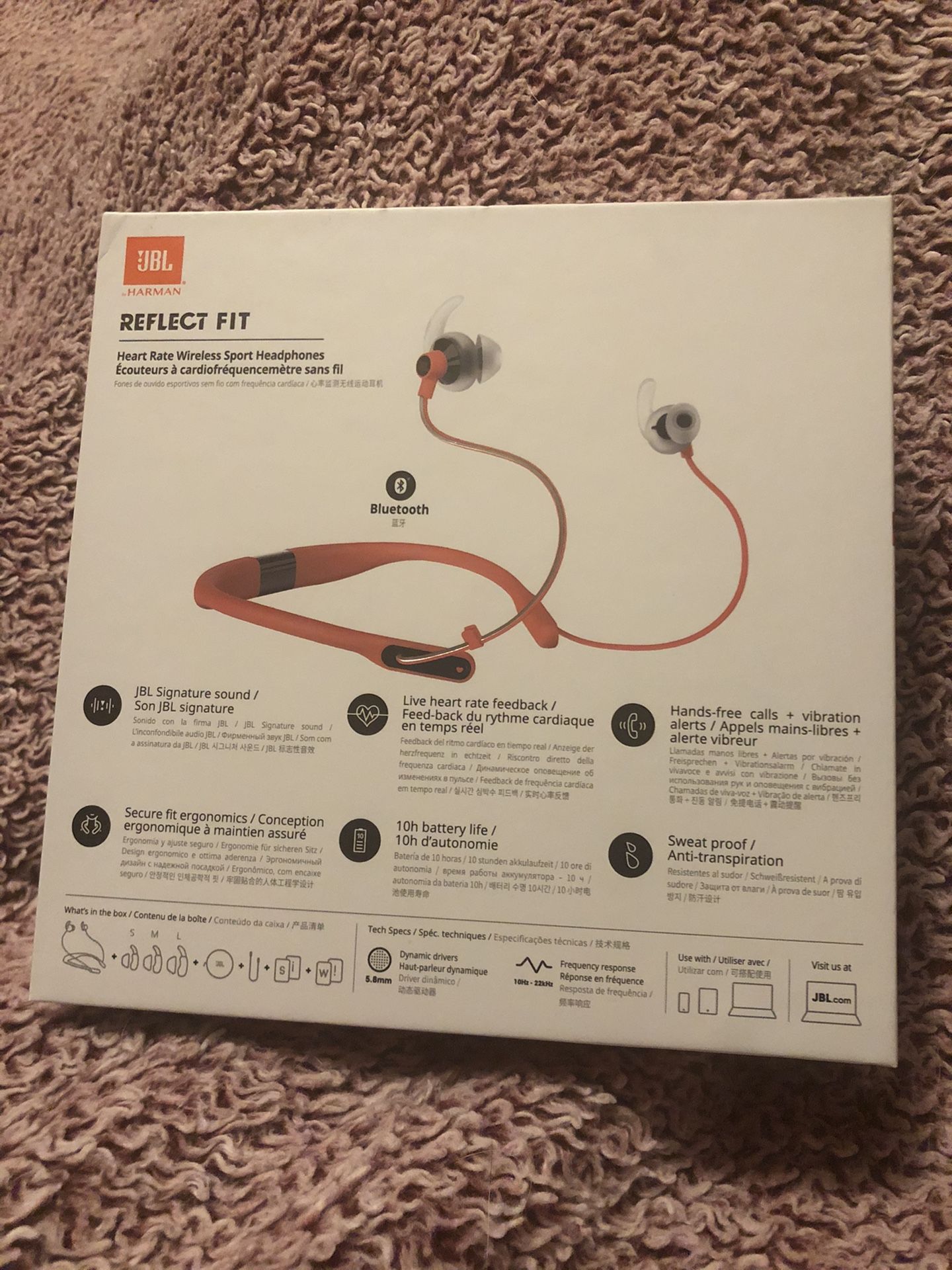 JBL Reflect Fit wireless headphones