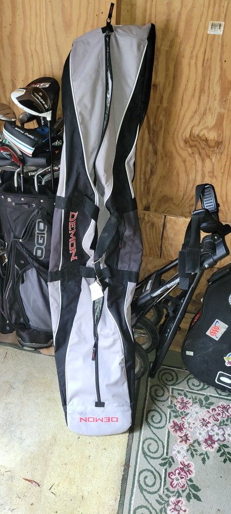 Golf Cart and Snowboard Bag
