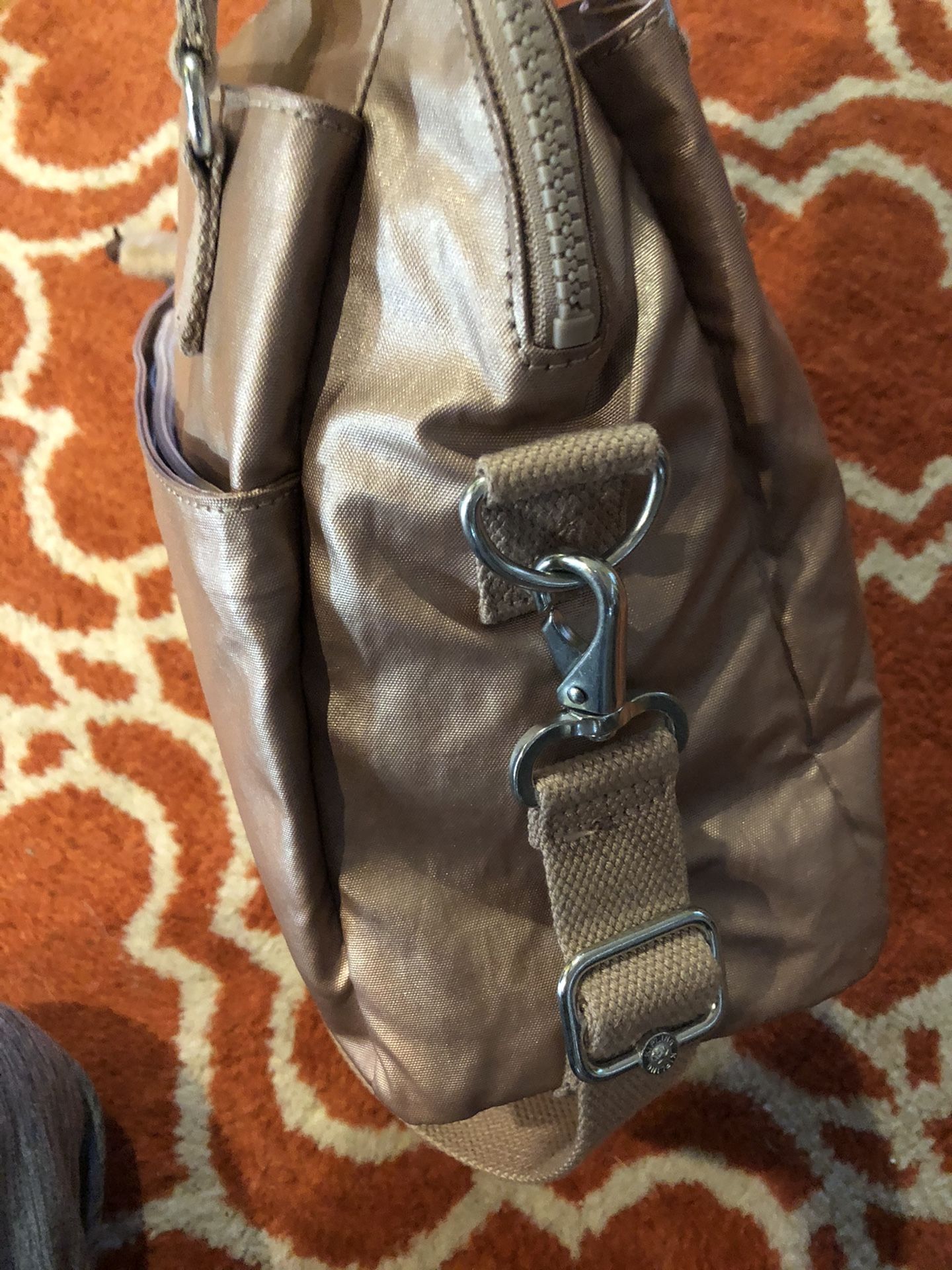 Kipling felicity metallic glow tote/shoulder bag