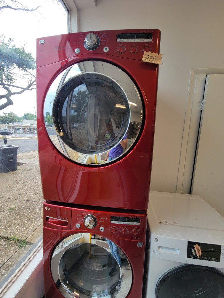 Lg Front Load Washer And Gas Dryer Set Used In Good Condition With 90day's Warranty 