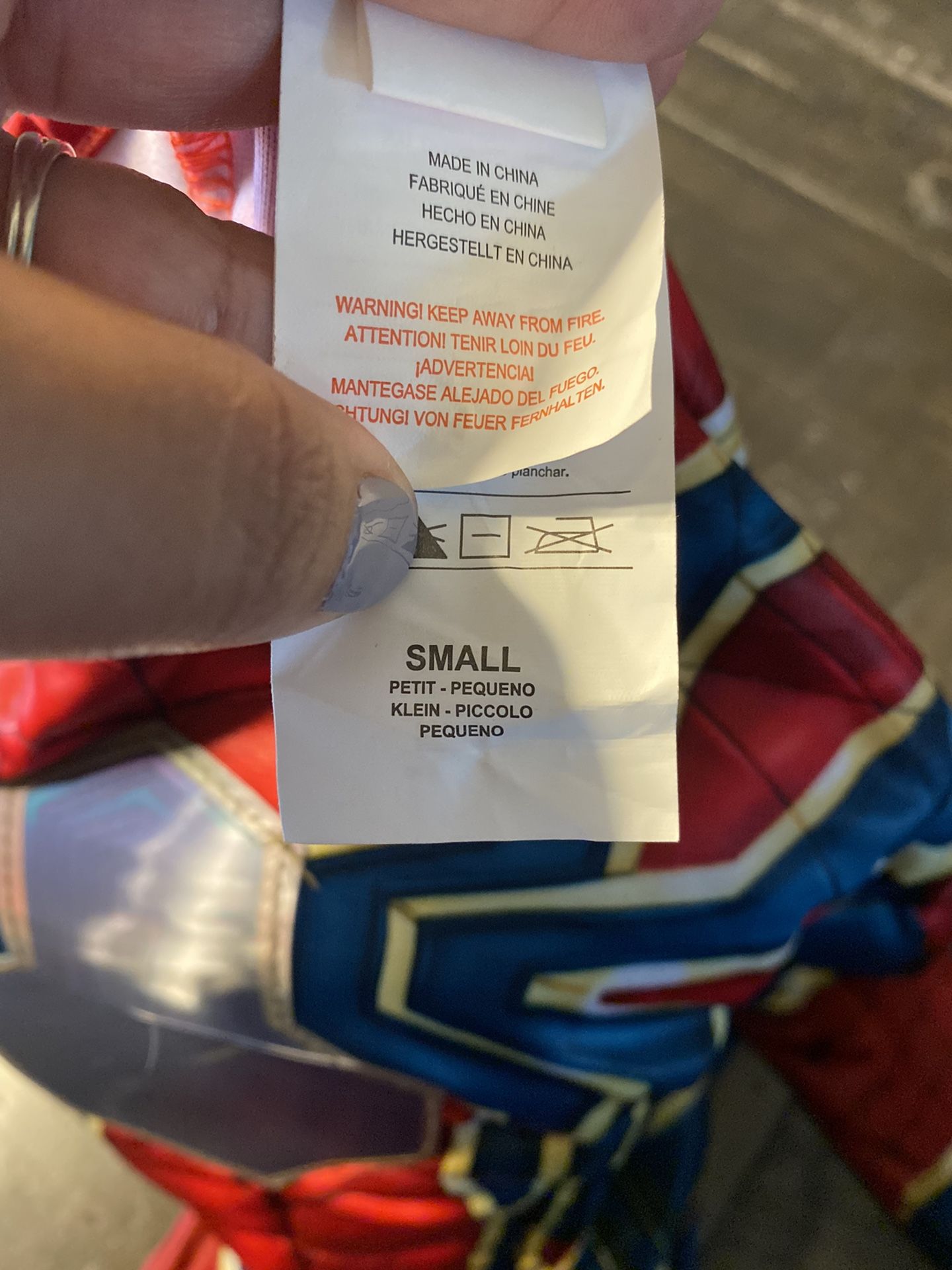 Iron Spider-Man Costume SMALL