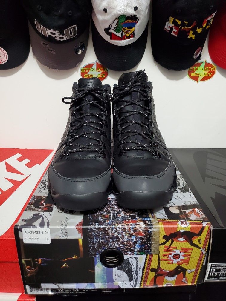 Air Jordan 9 Boot NRG 'Blk Concord' *Sz 12 USED*