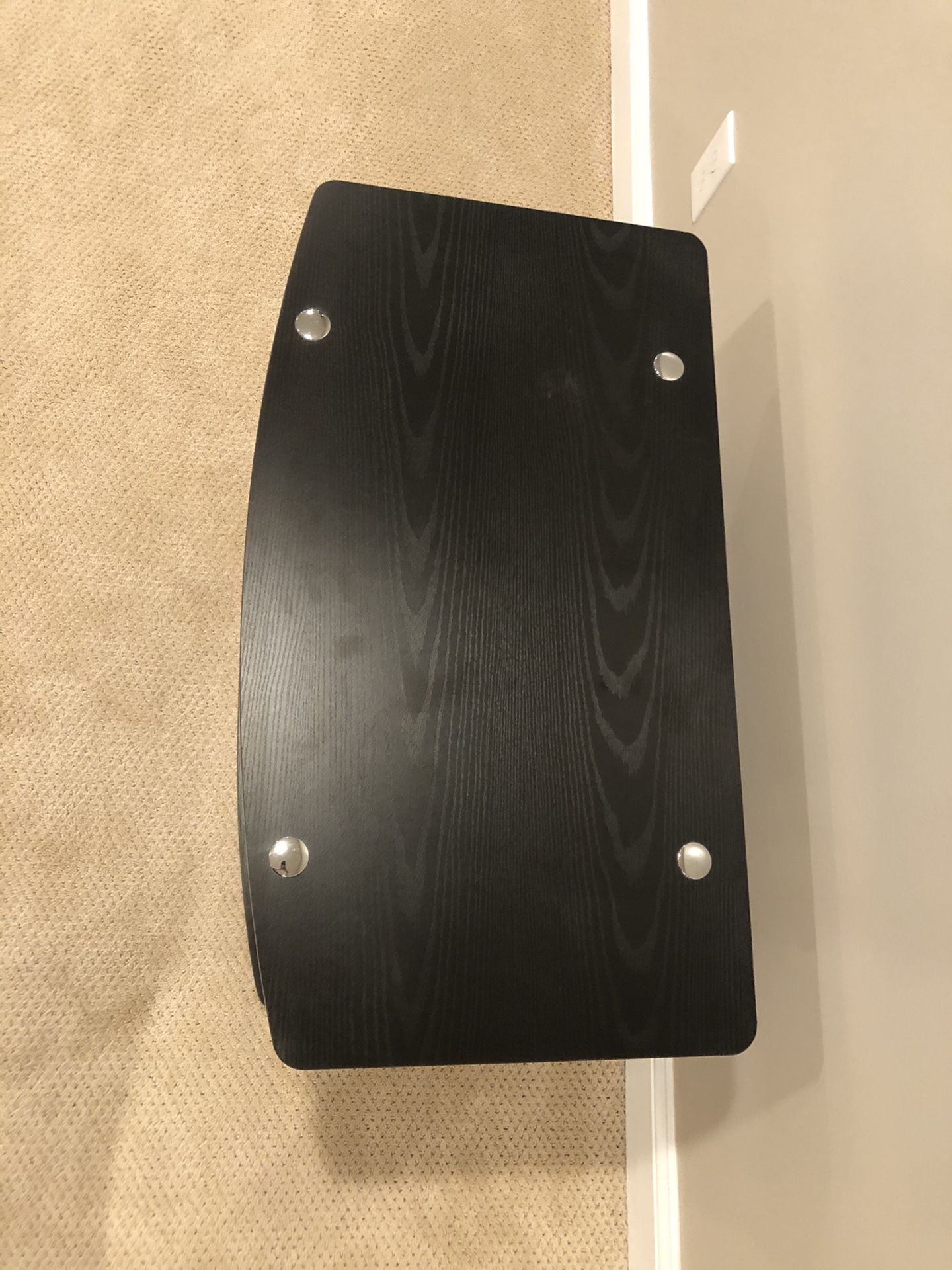 Black Wood TV Stand/end Table