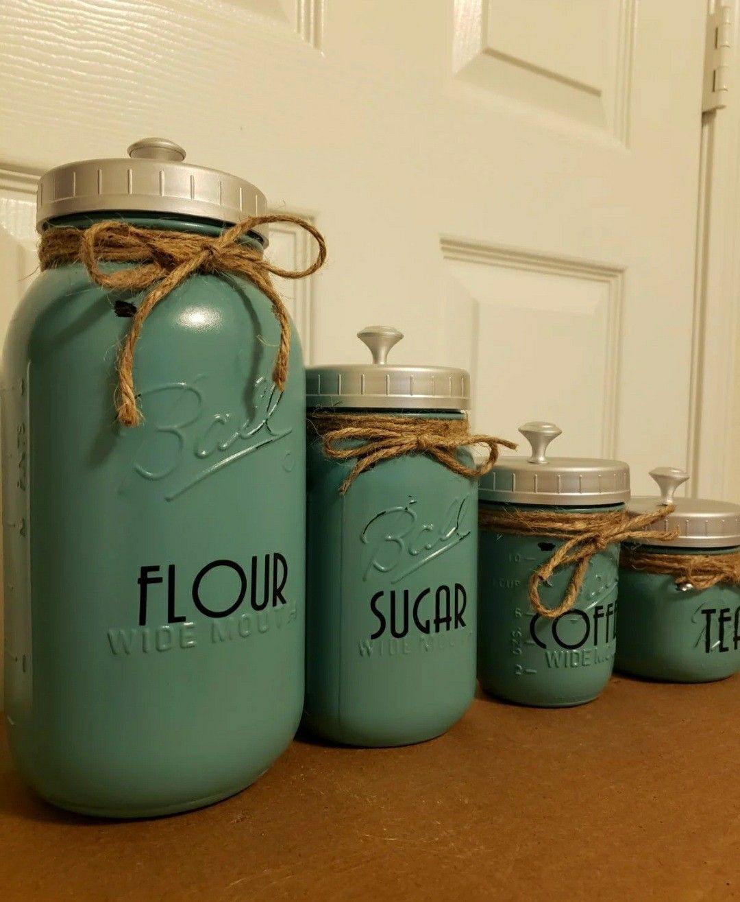 Kitchen mason jar decor